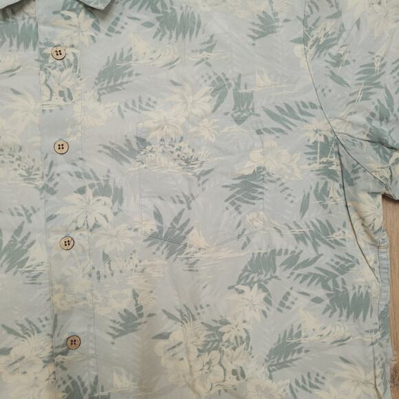 Hawaiian Shirt 2XL Mens Sideout Cotton Aloha Tropical Fits XXL Tag XL - Picture 3 of 5
